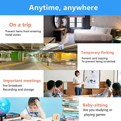 Stealthguard X5 Mini: Smart Wifi Camera with Sound Detection & App Control