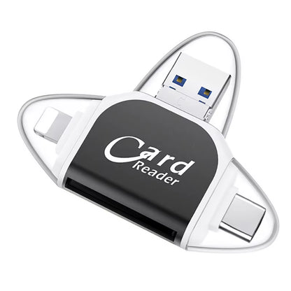 4-In-1 Card Reader Adapter – Instantly Access Your Camera Shots Anywhere